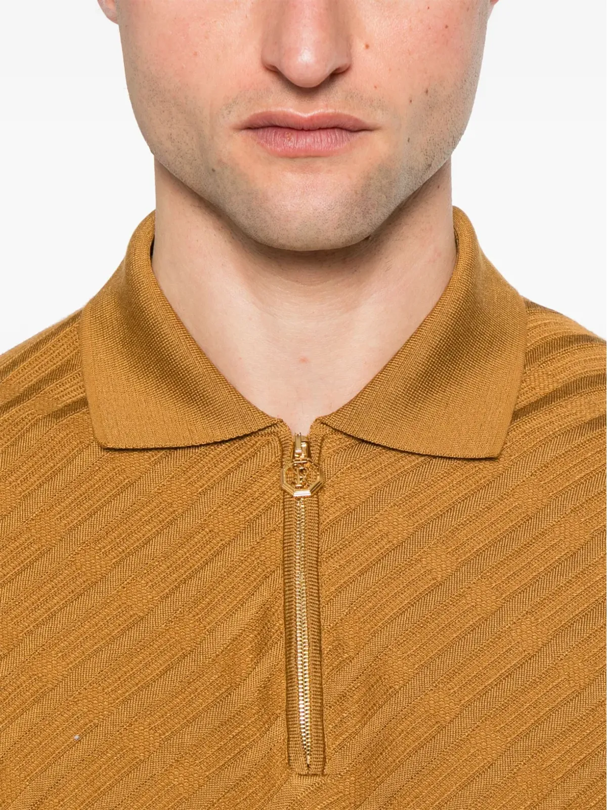Stefano Ricci ストライプポロシャツ - 画像4