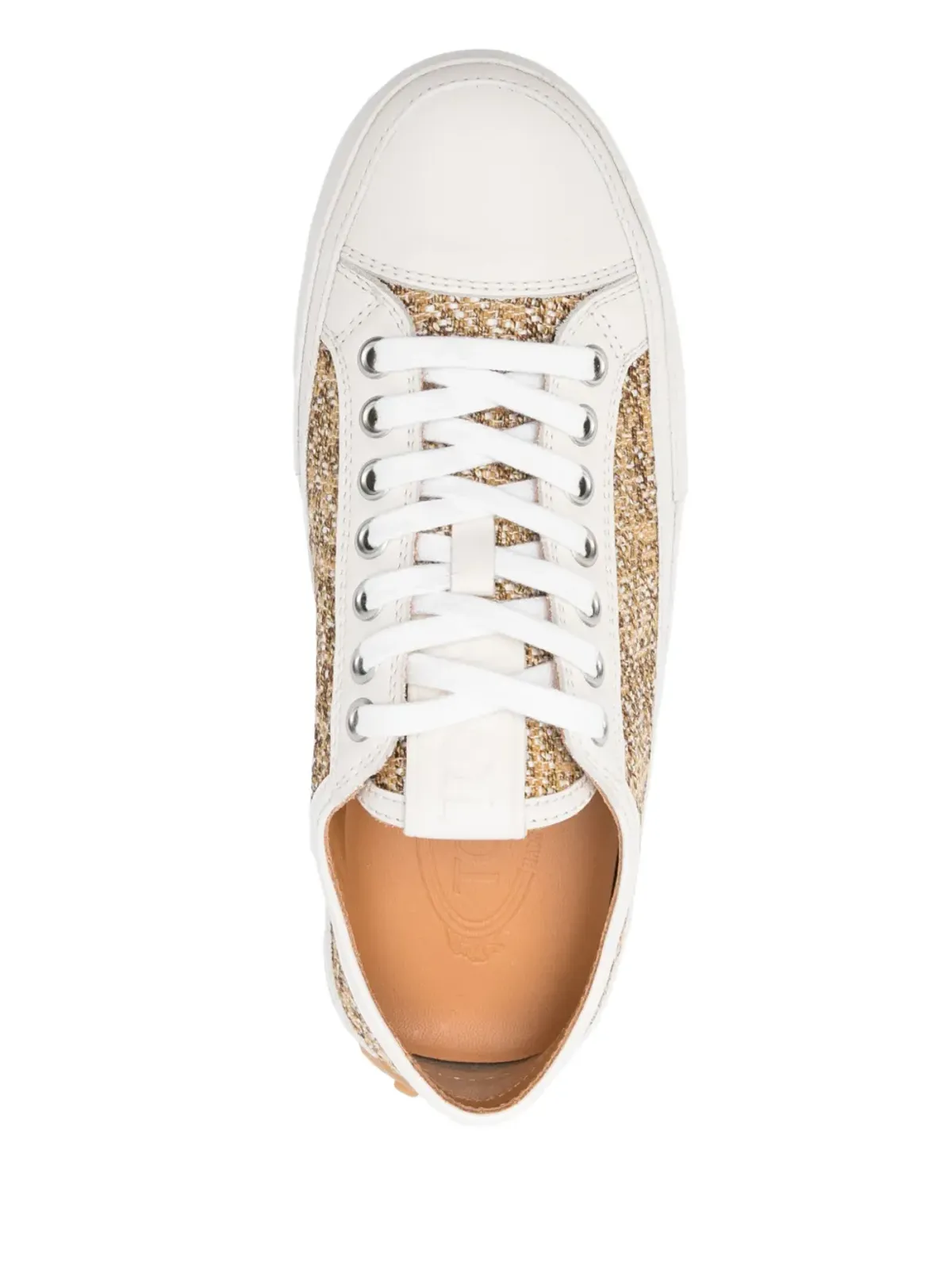 Tod's ツイードスニーカー - ニュートラルカラー - 画像4