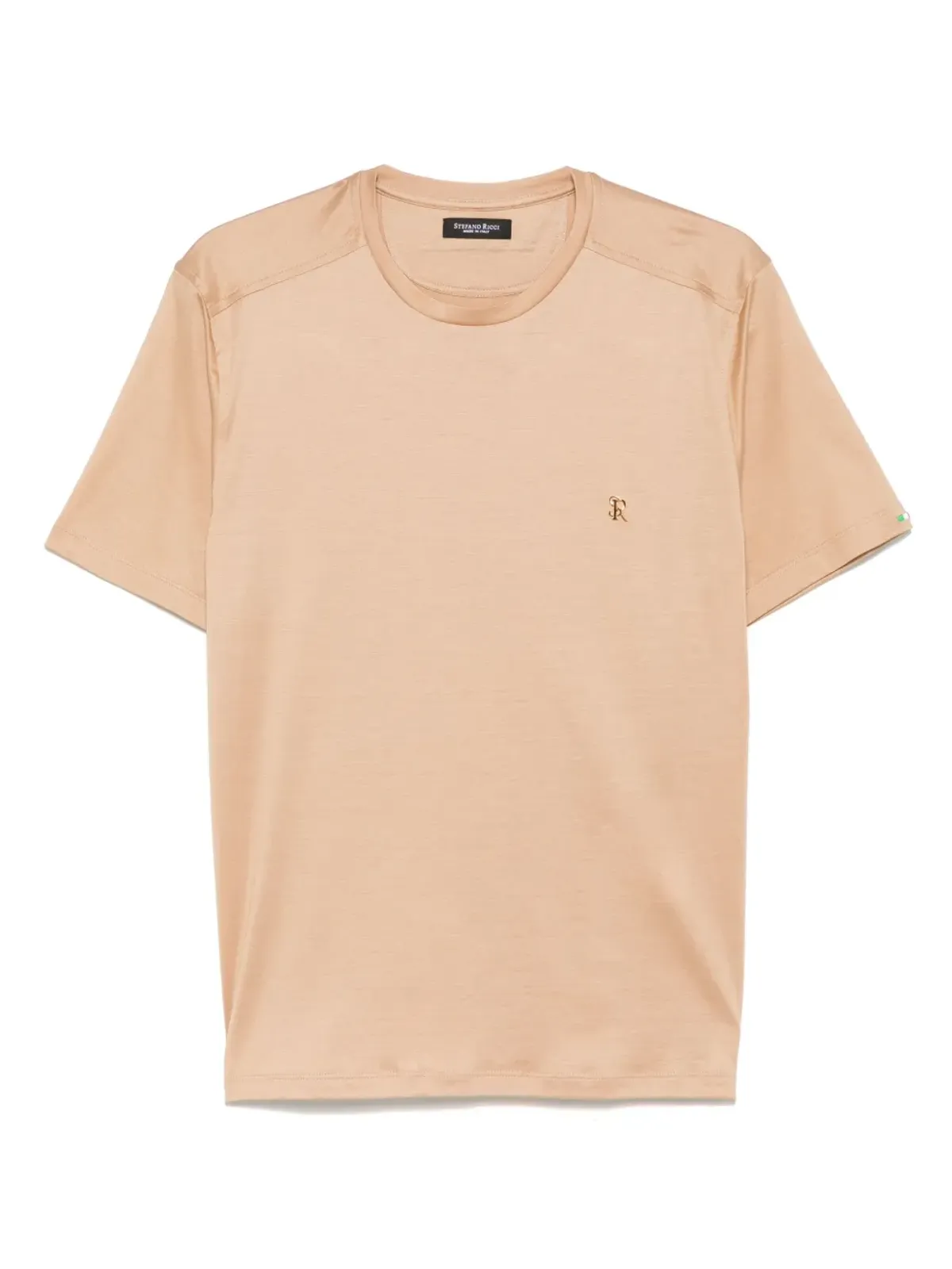 Stefano Ricci logo-plaque T-shirt - Neutrals - 画像1