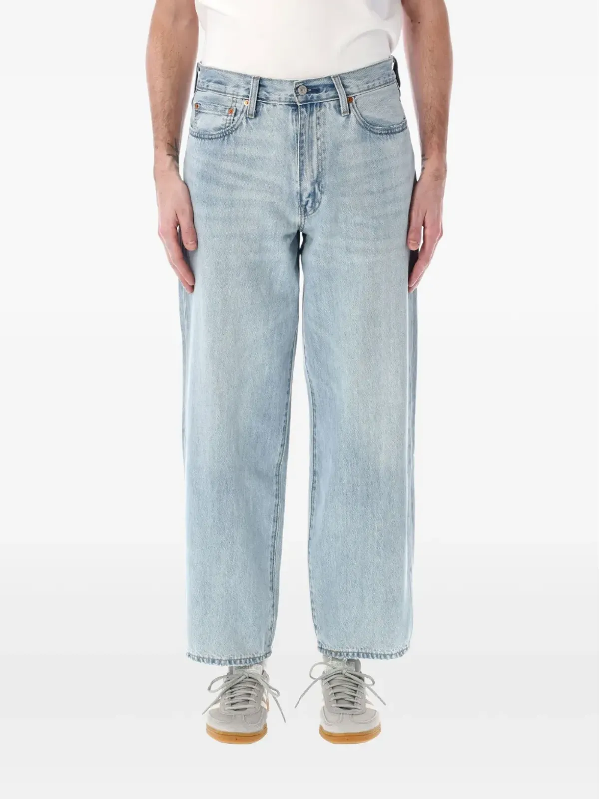 Levi's クロップドジーンズ ブルー - 画像1