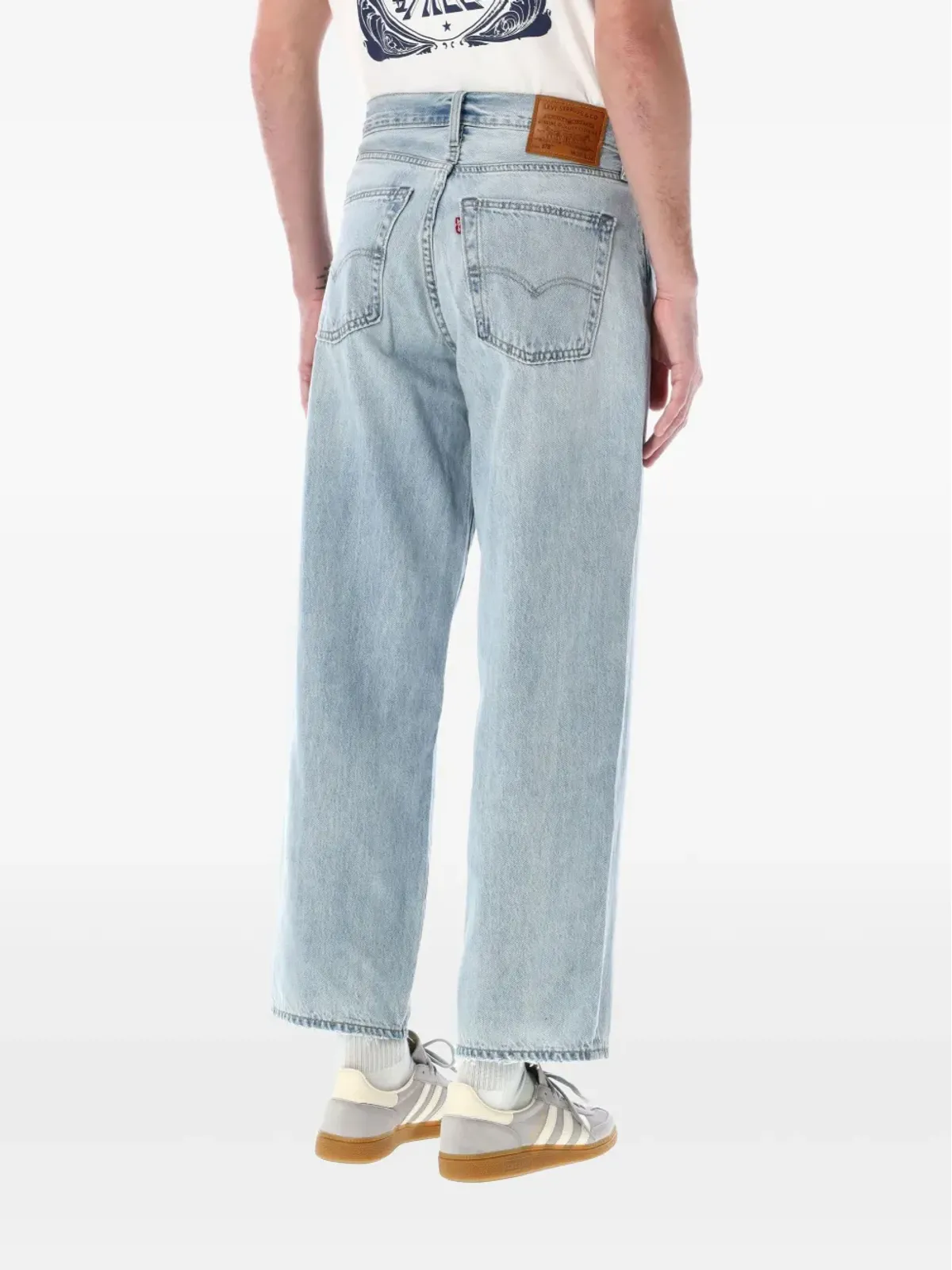 Levi's クロップドジーンズ ブルー - 画像2