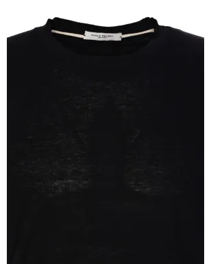 Paolo Pecora シルクブレンドTシャツ ブラック - サムネイル4