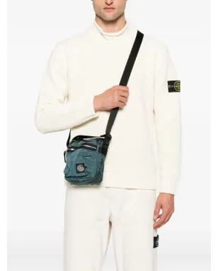 Stone Island Compass-patch メッセンジャーバッグ ブルー - サムネイル2