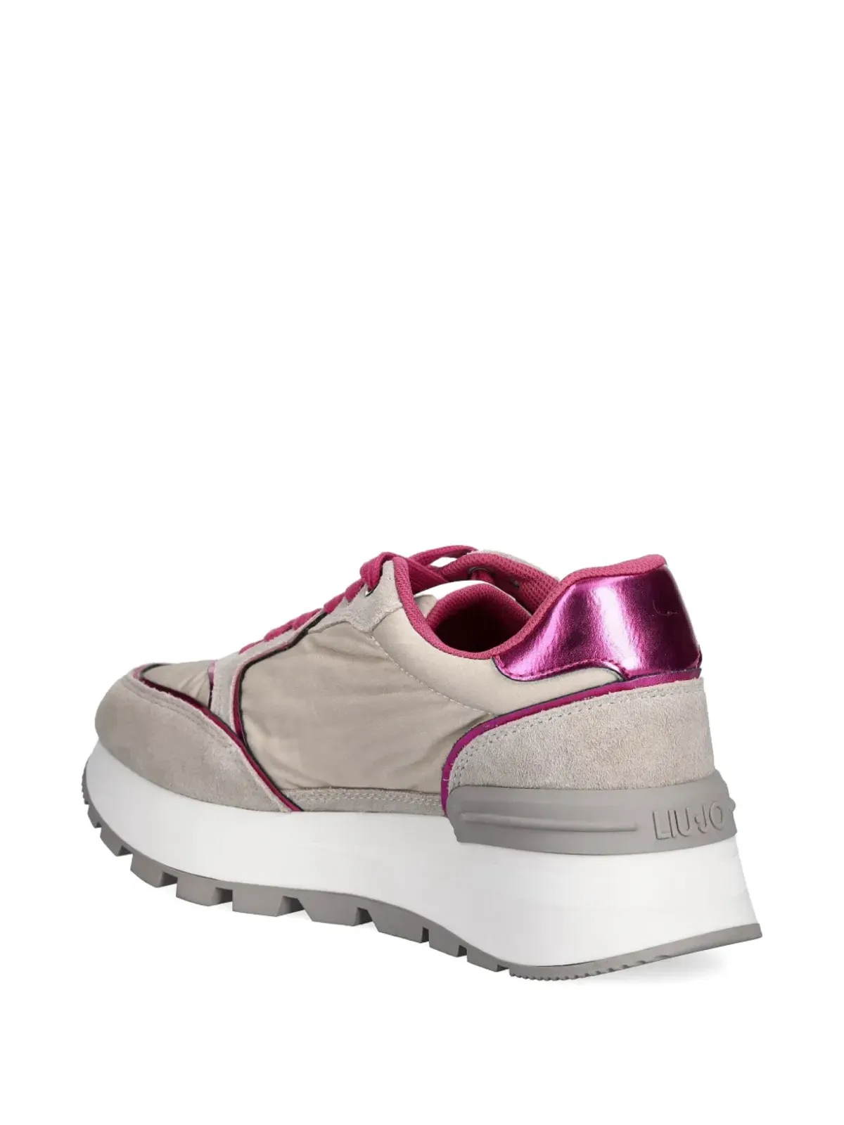 LIU JO ボリュームソール レースアップスニーカー - 画像3