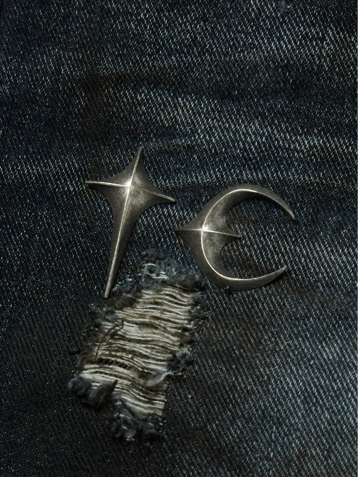 THUG CLUB Burn Down jeans - Blue - 画像5