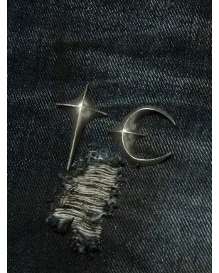 THUG CLUB Burn Down jeans - Blue - サムネイル5