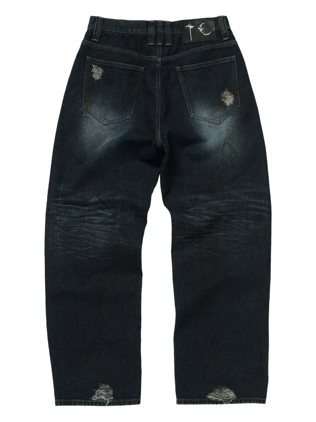 THUG CLUB Burn Down jeans - Blue - 画像2