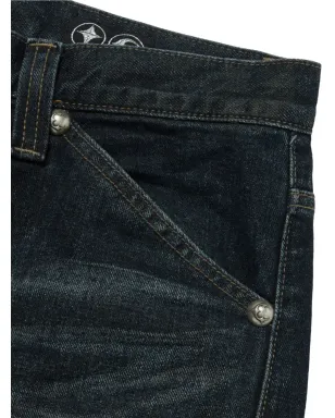 THUG CLUB Burn Down jeans - Blue - サムネイル4