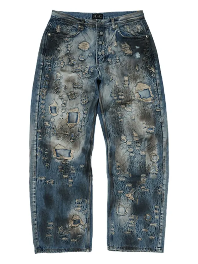 Thug Club THUG CLUB Combat Casualty Care jeans - Blueの商品画像