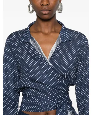 Mazzarelli ポルカドット柄シャツ - サムネイル5