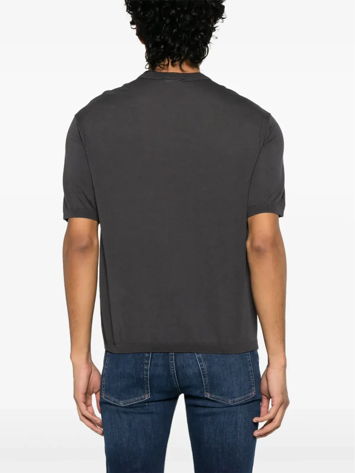 Emporio Armani ファインニット Tシャツ - グレー - 画像3