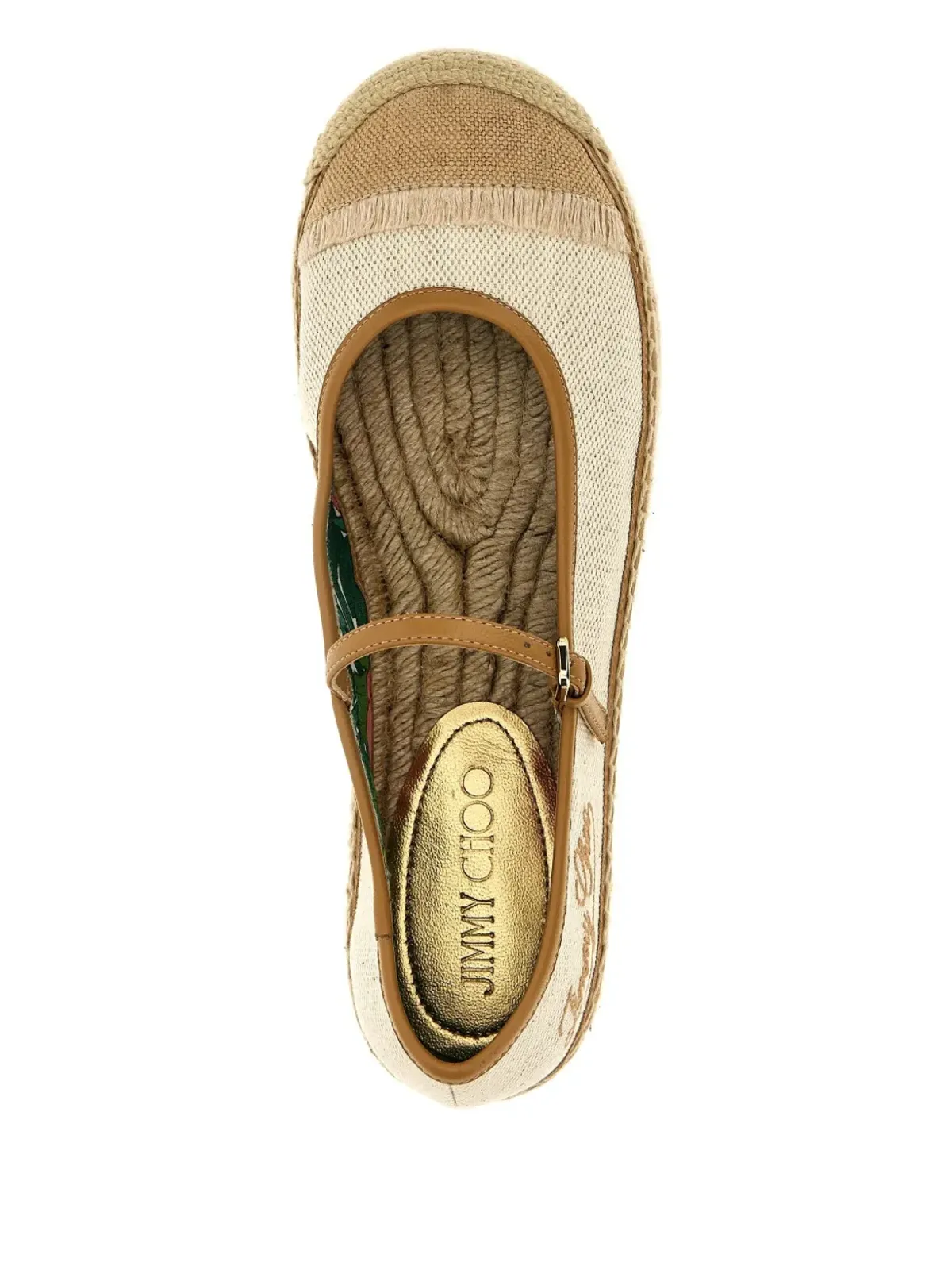 Jimmy Choo Aciel エスパドリーユ ニュートラルカラー - 画像4