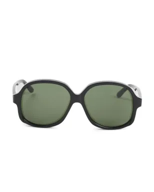 VALENTINO GARAVANI EYEWEAR オクタゴナルフレーム サングラス ブラック - サムネイル1