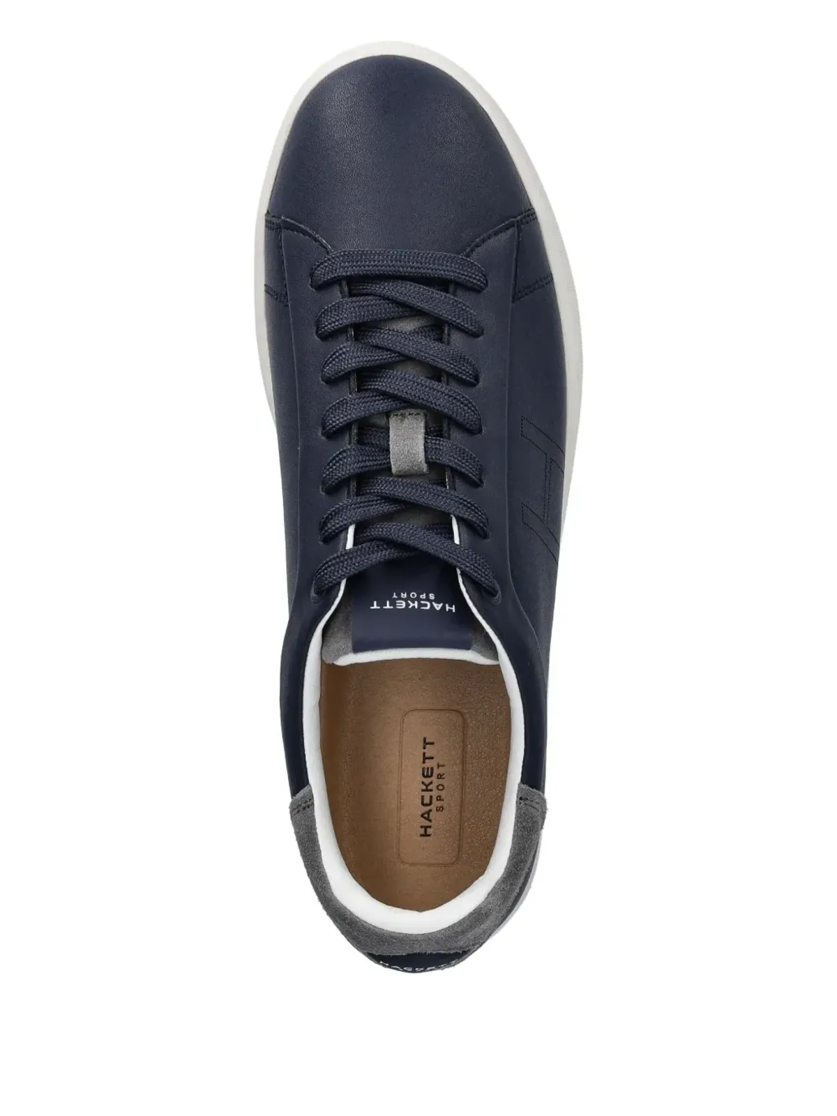 Hackett ボンド レザー スニーカー - ブルー - 画像4