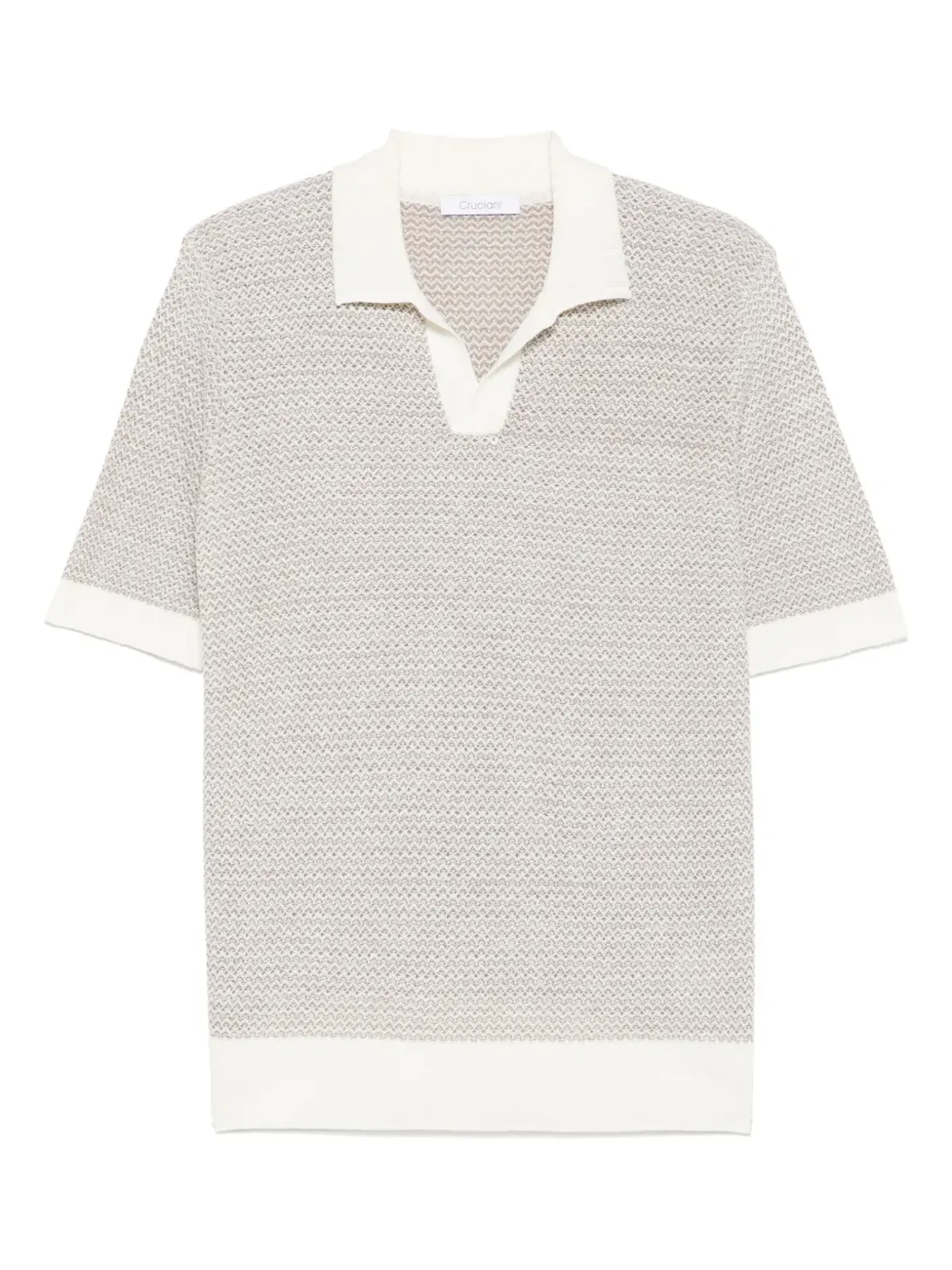 Cruciani テクスチャードニット Tシャツ - 画像1