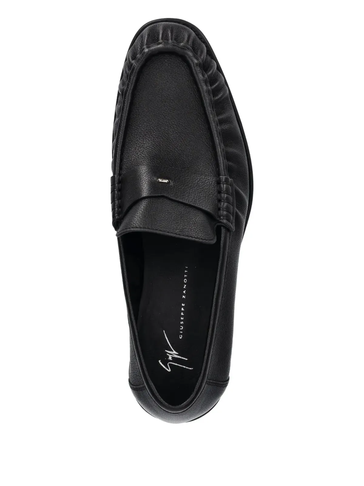 Giuseppe Zanotti Weeston レザー モカシン ローファー - 画像4