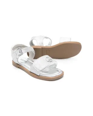 Michael Kors Kids メタリックサンダル グレー - サムネイル2