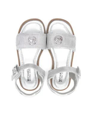Michael Kors Kids メタリックサンダル グレー - サムネイル3