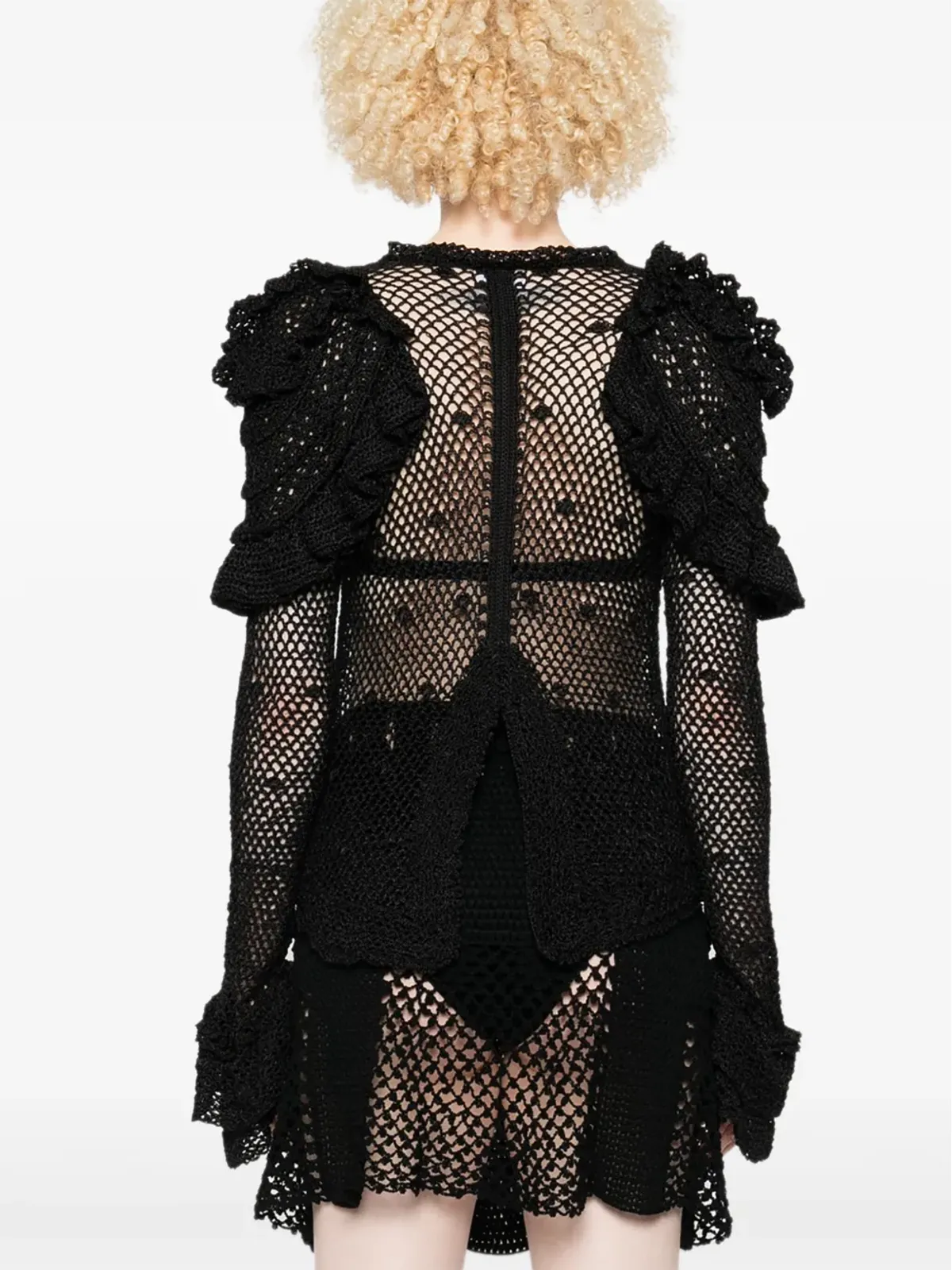 Judy Turner ルクレツィア フリル付き クロシェ トップス - 画像4