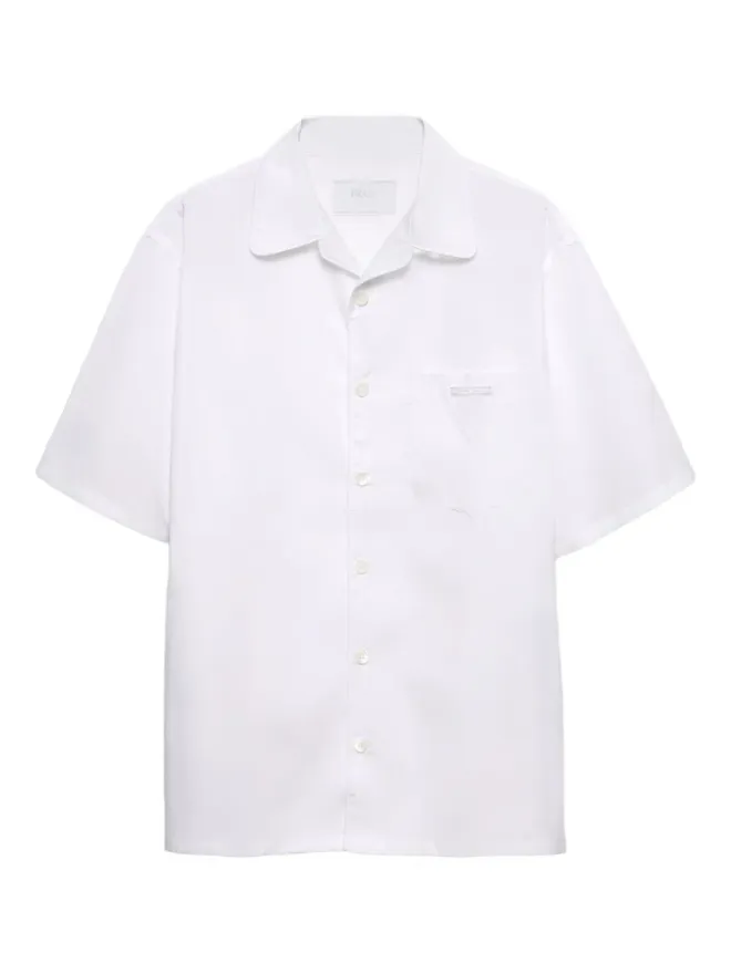 Prada Prada 胸ポケット付きボタンシャツ - Whiteの商品画像
