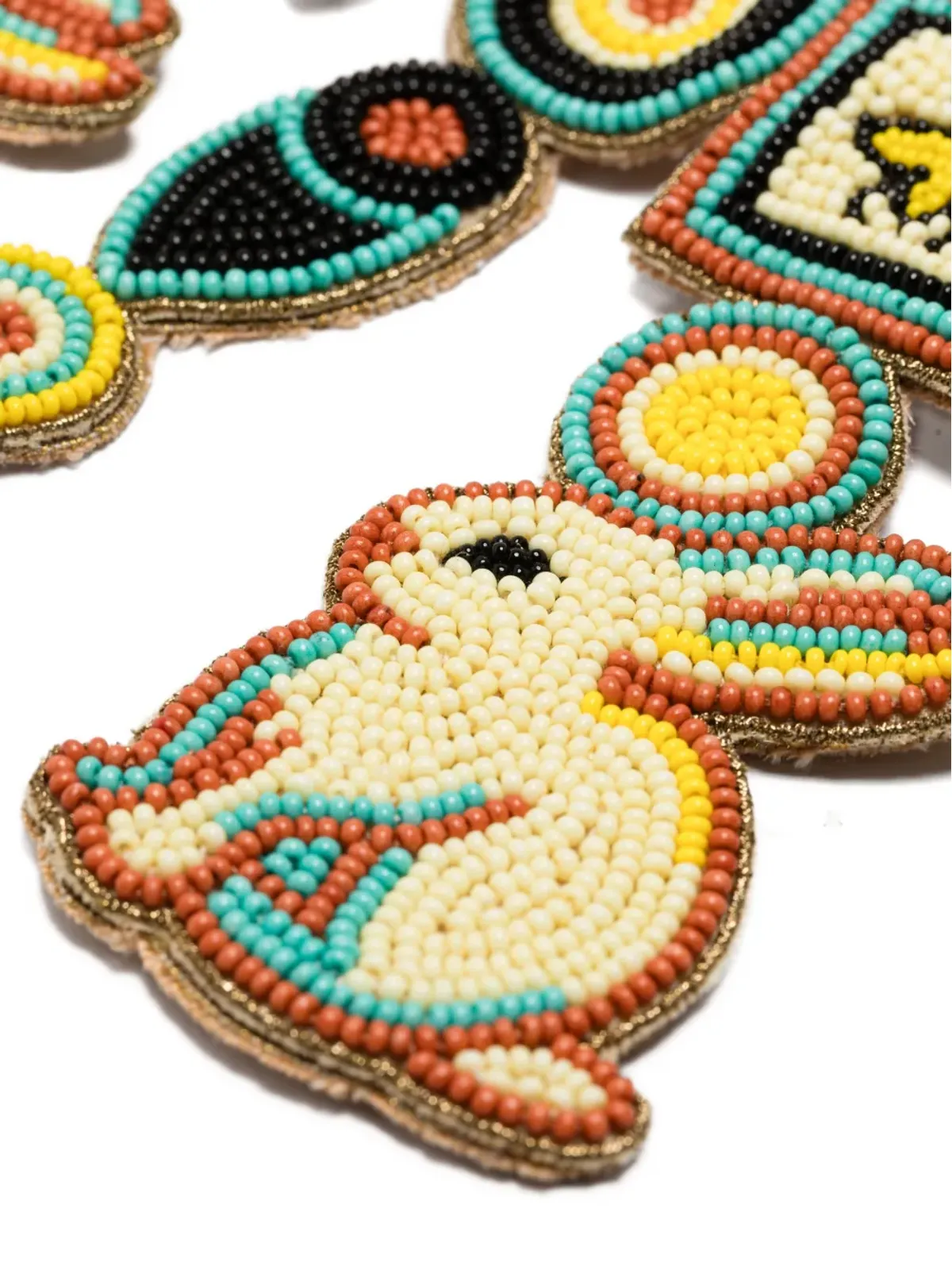 Gucci ビンテージ 2020年代 ウサギモチーフビーズネックレス - ゴールド - 画像2