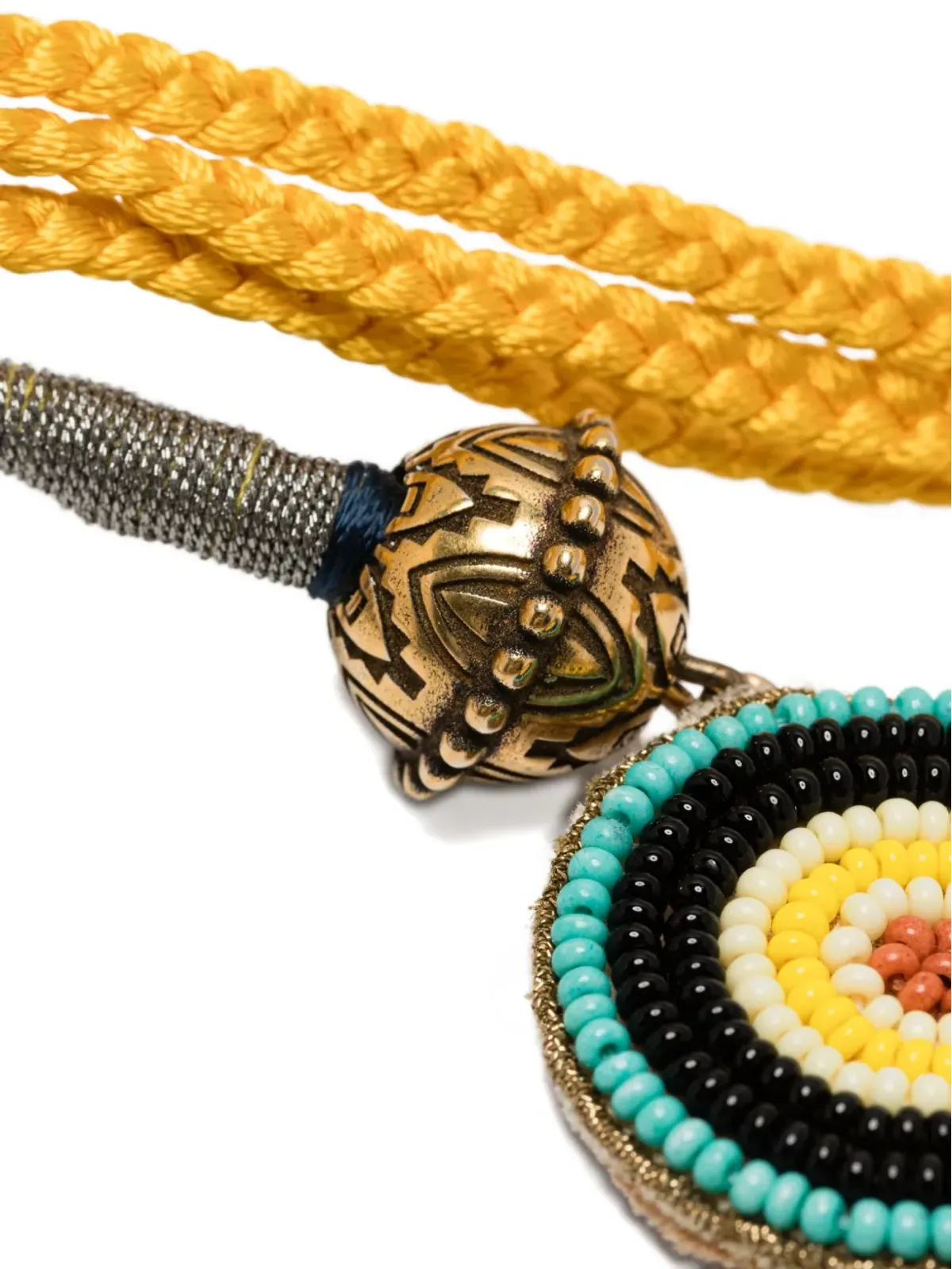 Gucci ビンテージ 2020年代 ウサギモチーフビーズネックレス - ゴールド - 画像3