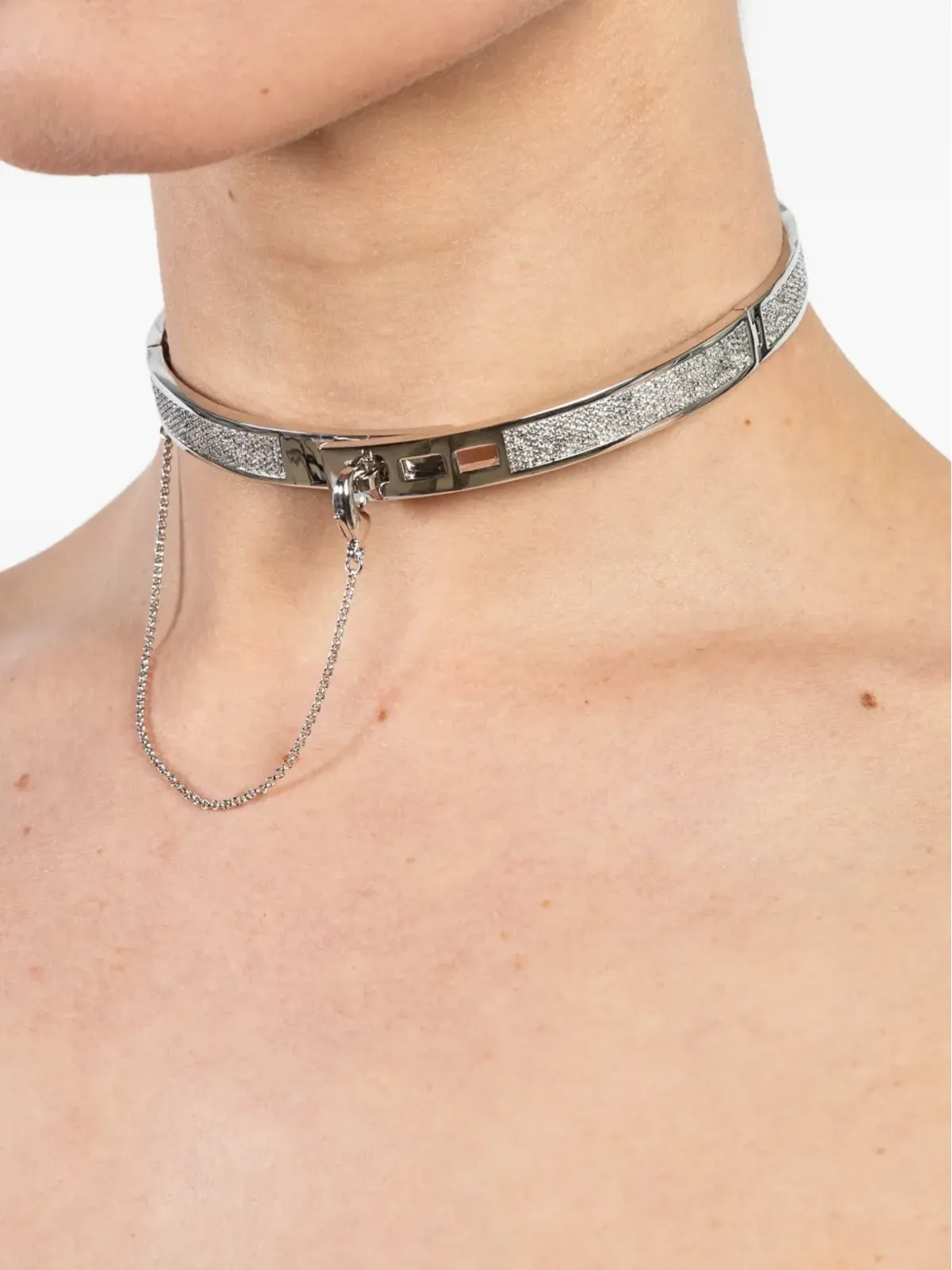 Eddie Borgo chain choker necklace - Silver - 画像1