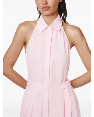 ANNAFOXY ホルターネックデザインジャンプスーツ ピンク - サムネイル5