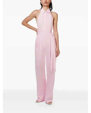 ANNAFOXY ホルターネックデザインジャンプスーツ ピンク - サムネイル3