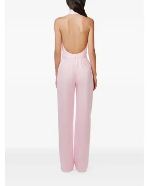 ANNAFOXY ホルターネックデザインジャンプスーツ ピンク - サムネイル4