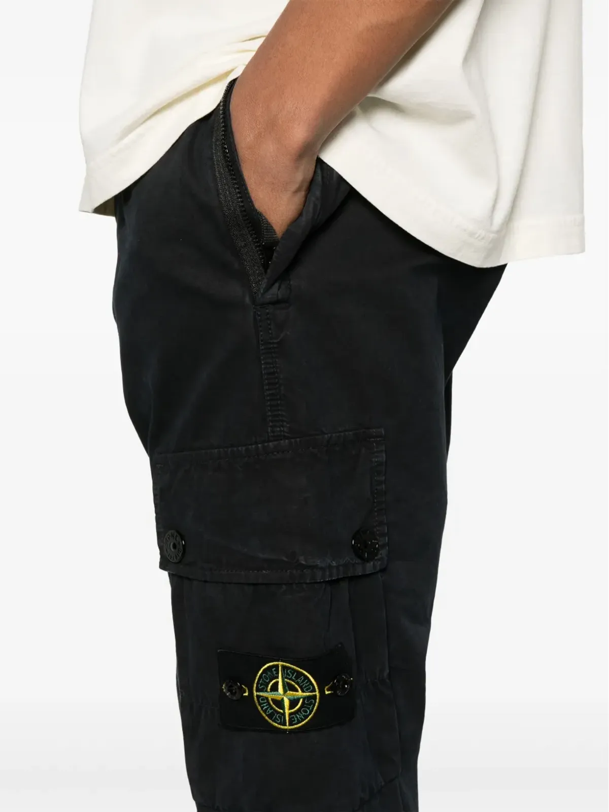 Stone Island コンパスパッチ カーゴパンツ - 画像5