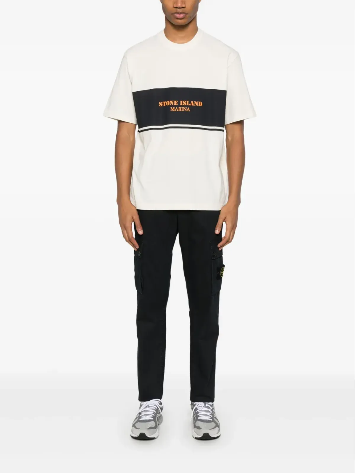 Stone Island コンパスパッチ カーゴパンツ - 画像2