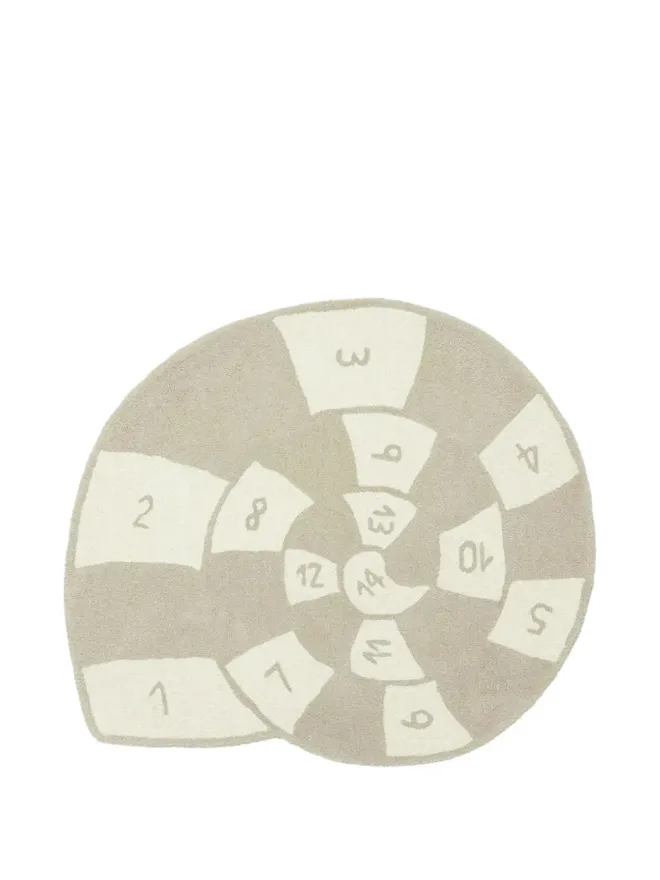 OYOY OYOY Numbers Shell ラグ（ベージュ）の商品画像