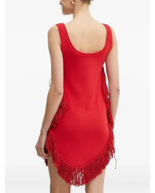 SIMONA CORSELLINI フリンジ付きミニドレス - サムネイル2