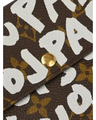 Louis Vuitton ビンテージ 2001 モノグラム-グラフィティ ウォレット - ブラウン - サムネイル5