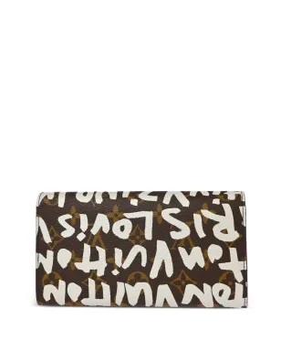 Louis Vuitton ビンテージ 2001 モノグラム-グラフィティ ウォレット - ブラウン - サムネイル2
