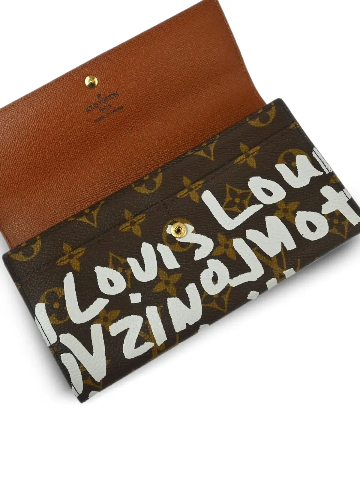 Louis Vuitton ビンテージ 2001 モノグラム-グラフィティ ウォレット - ブラウン - 画像3
