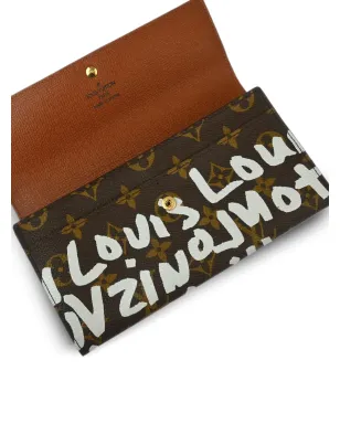 Louis Vuitton ビンテージ 2001 モノグラム-グラフィティ ウォレット - ブラウン - サムネイル3