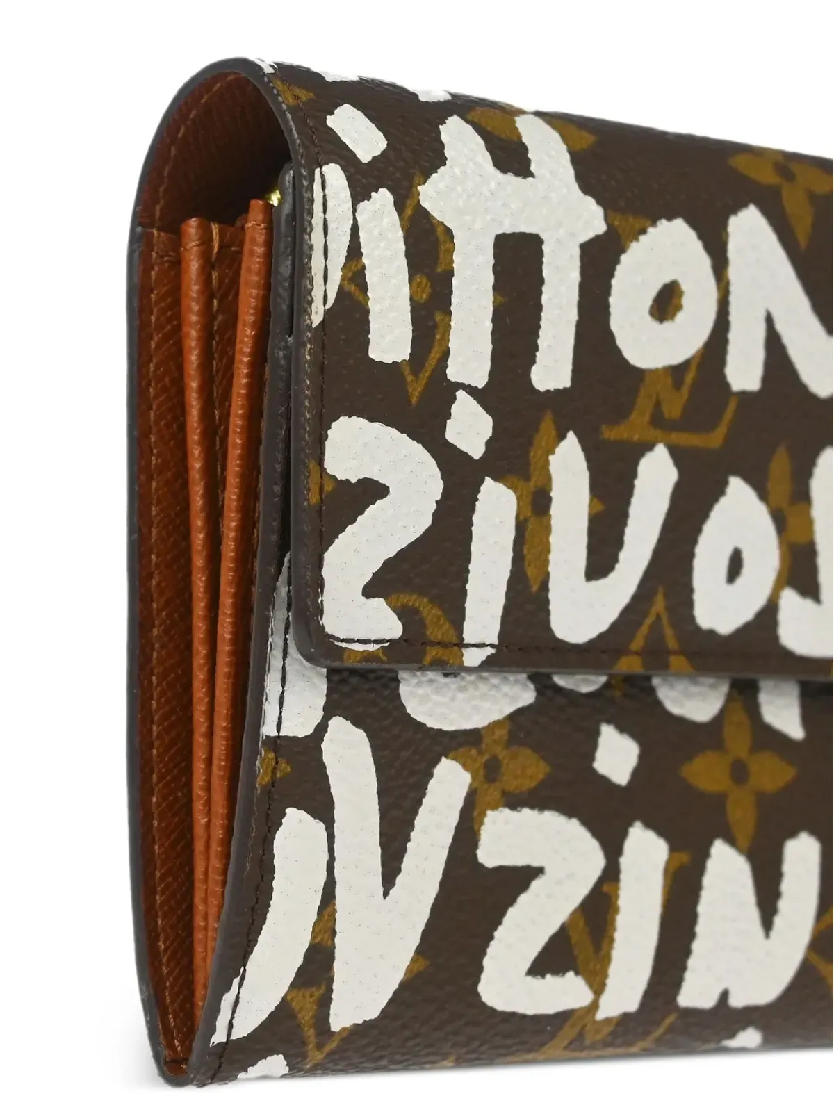 Louis Vuitton ビンテージ 2001 モノグラム-グラフィティ ウォレット - ブラウン - 画像4
