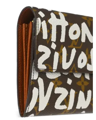 Louis Vuitton ビンテージ 2001 モノグラム-グラフィティ ウォレット - ブラウン - サムネイル4