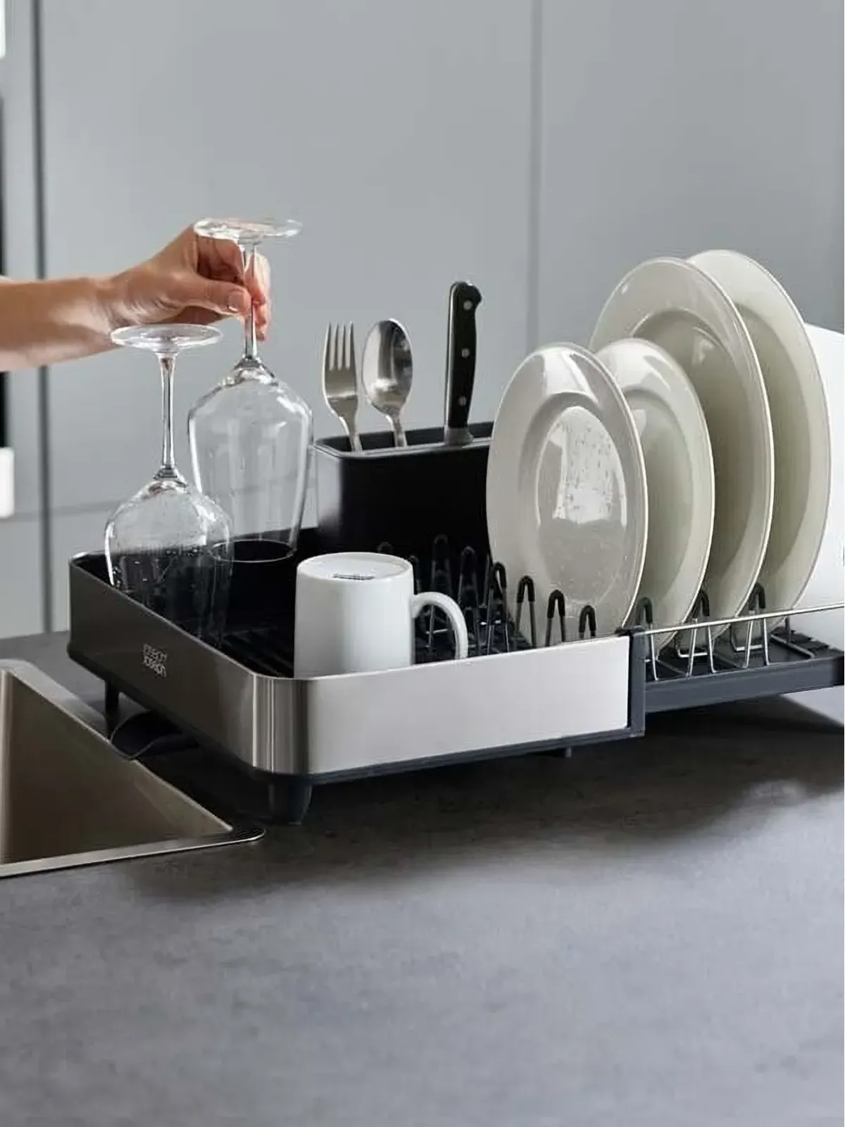 Joseph Joseph Extend™ ドレインラック 食器乾燗ラック - 画像5