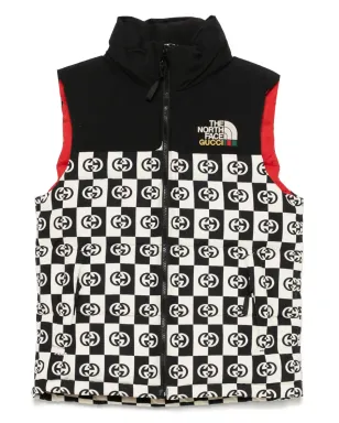 Gucci Pre-Owned 2020年代×The North Face Interlocking-G ジレ - ブラック - サムネイル1