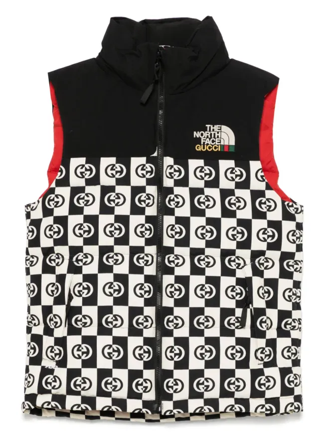 Gucci Pre-Owned Gucci Pre-Owned 2020年代×The North Face Interlocking-G ジレ - ブラックの商品画像