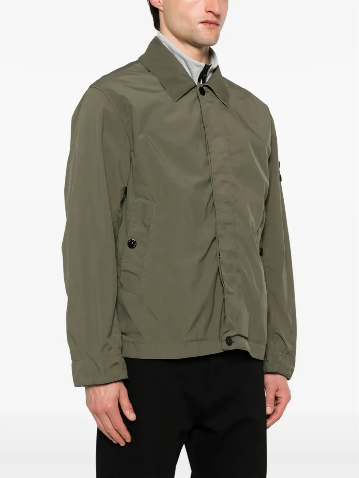 Stone Island コンパスモチーフ ジャケット グリーン - 画像3