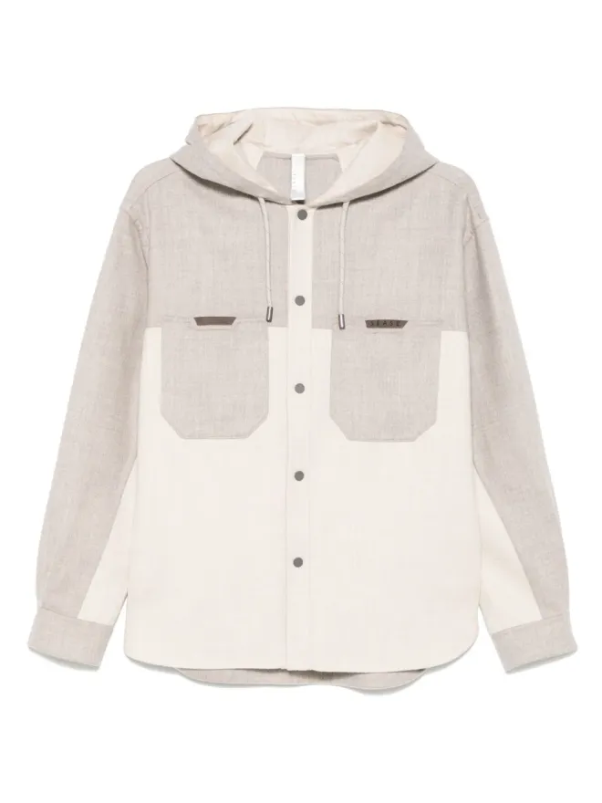 Sease Sease フーデッドオーバーシャツの商品画像