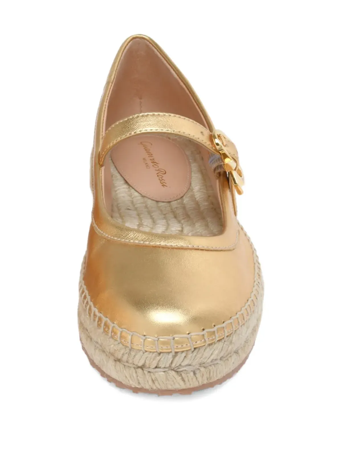 Gianvito Rossi エルダ エスパドリーレ ゴールド - 画像3