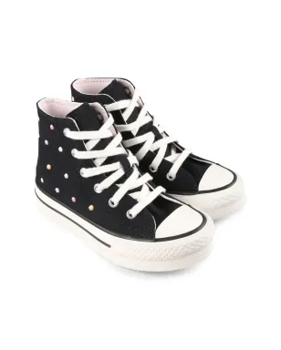 Converse Kids Chuck Taylor All Star ドット柄ハイカットスニーカー - サムネイル1