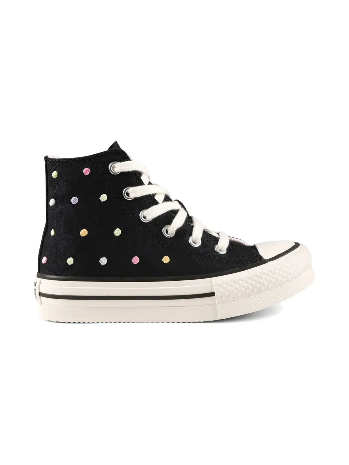 Converse Kids Chuck Taylor All Star ドット柄ハイカットスニーカー - 画像2