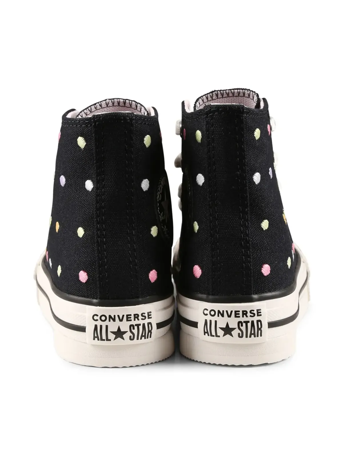 Converse Kids Chuck Taylor All Star ドット柄ハイカットスニーカー - 画像3