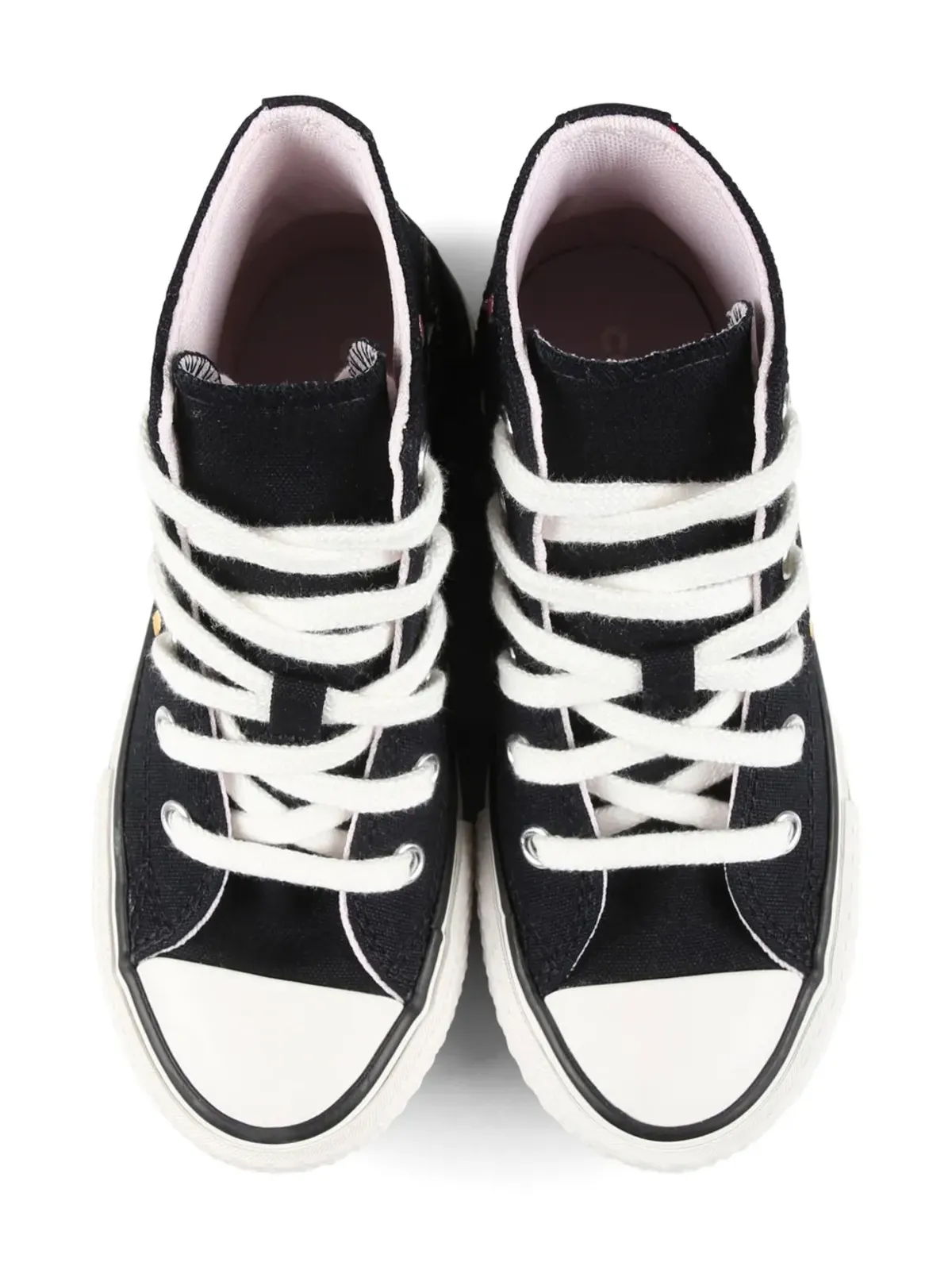 Converse Kids Chuck Taylor All Star ドット柄ハイカットスニーカー - 画像4